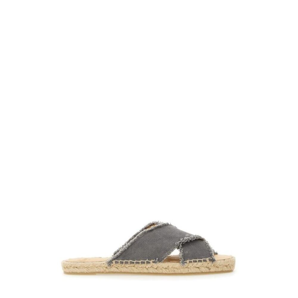 CASTANER Women's Espadrille Slide Sandals Women GREY